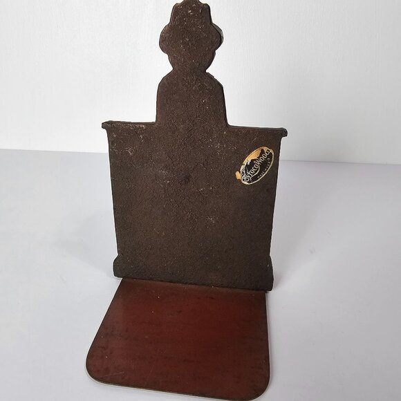 Vintage Syroco Wood Traveling Lawyer Man with Map Bookend, 1 - Picture 3 of 6